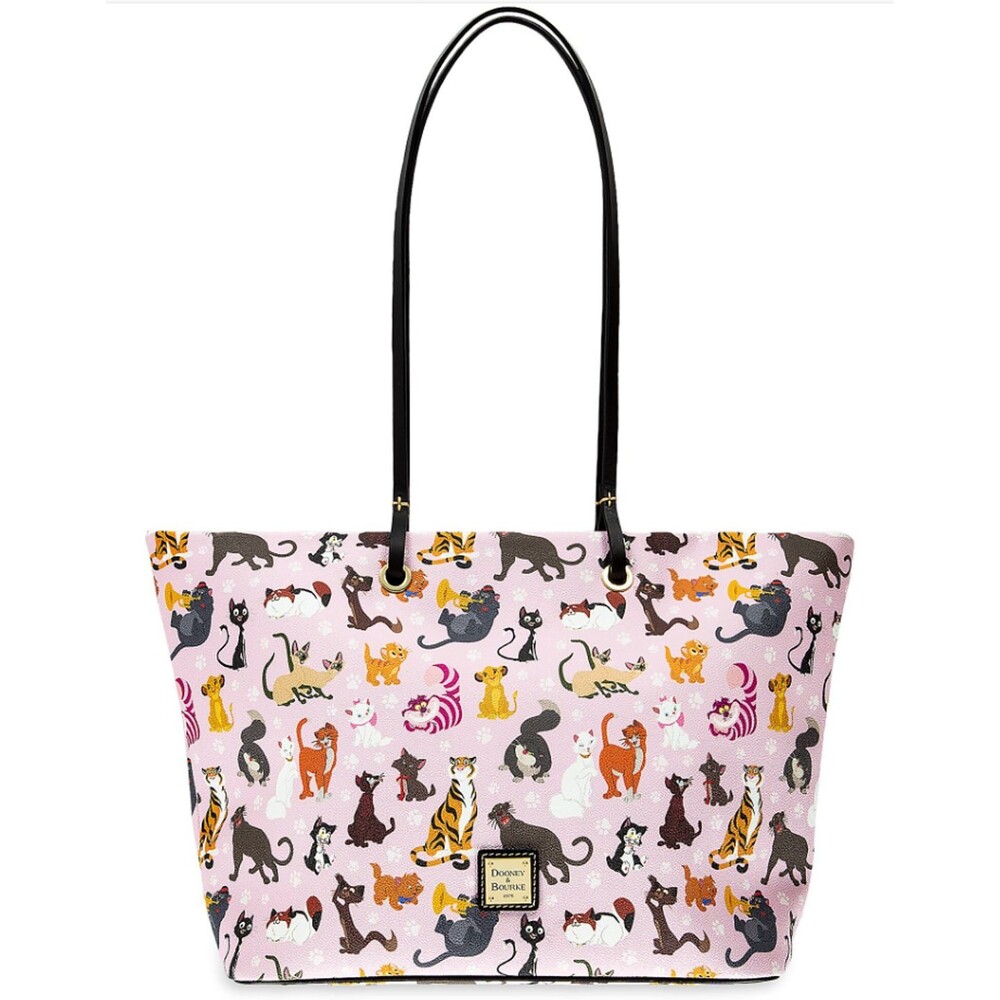 2019 Disney Dooney & Bourke CATS Pink Shopper Large Tote Shoulder Bag NEW/SEALED